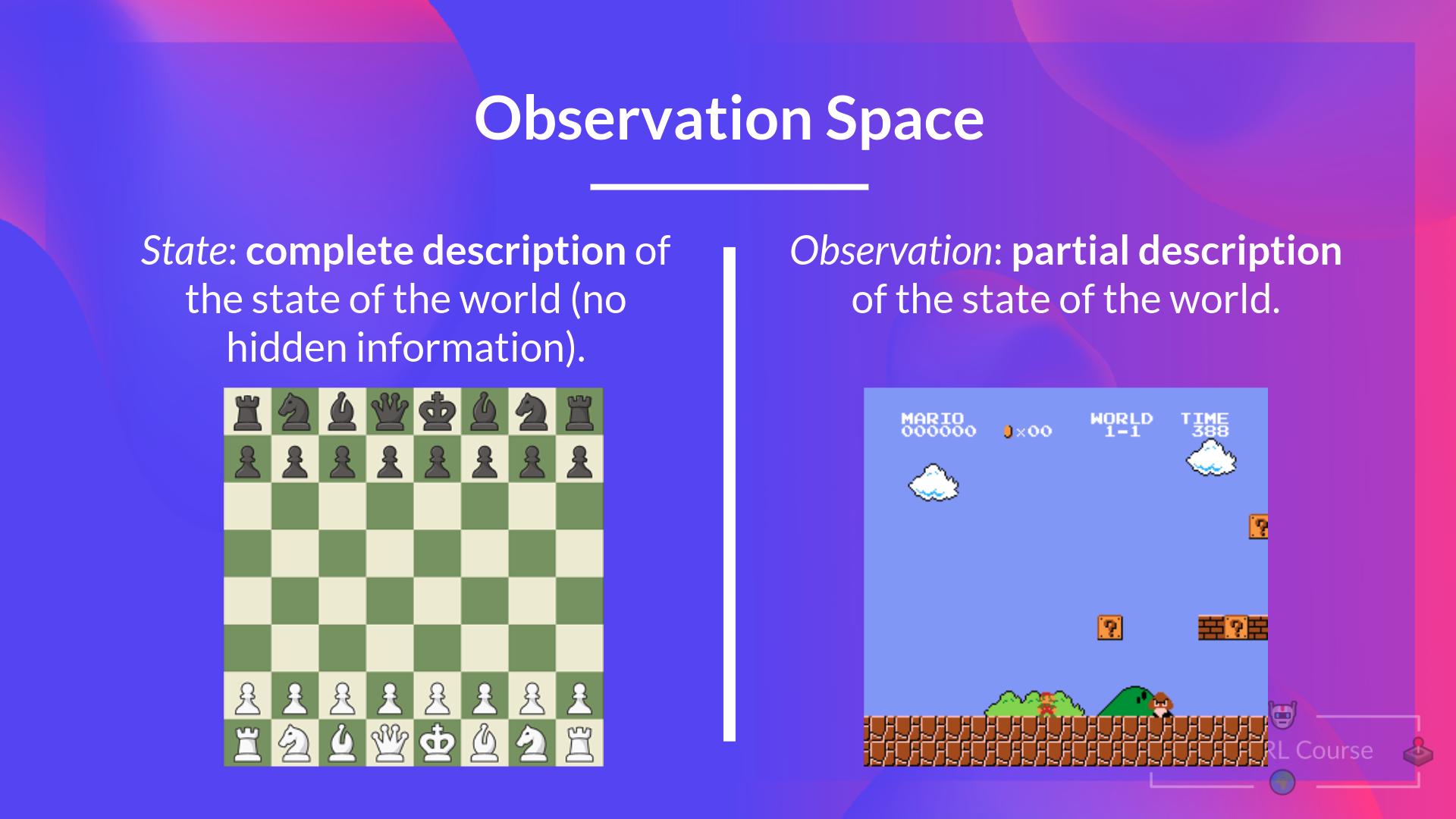 Obs space recap